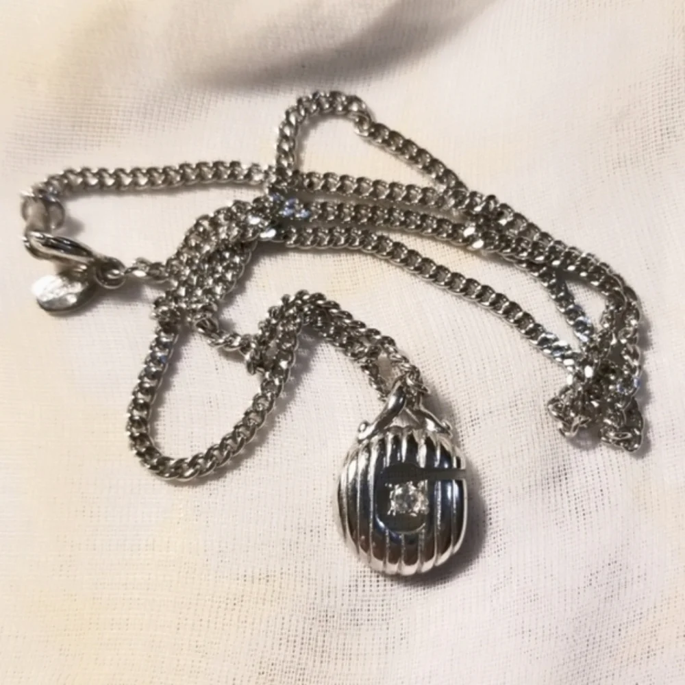 Givenchy Logo Vtg Paris New York Necklace